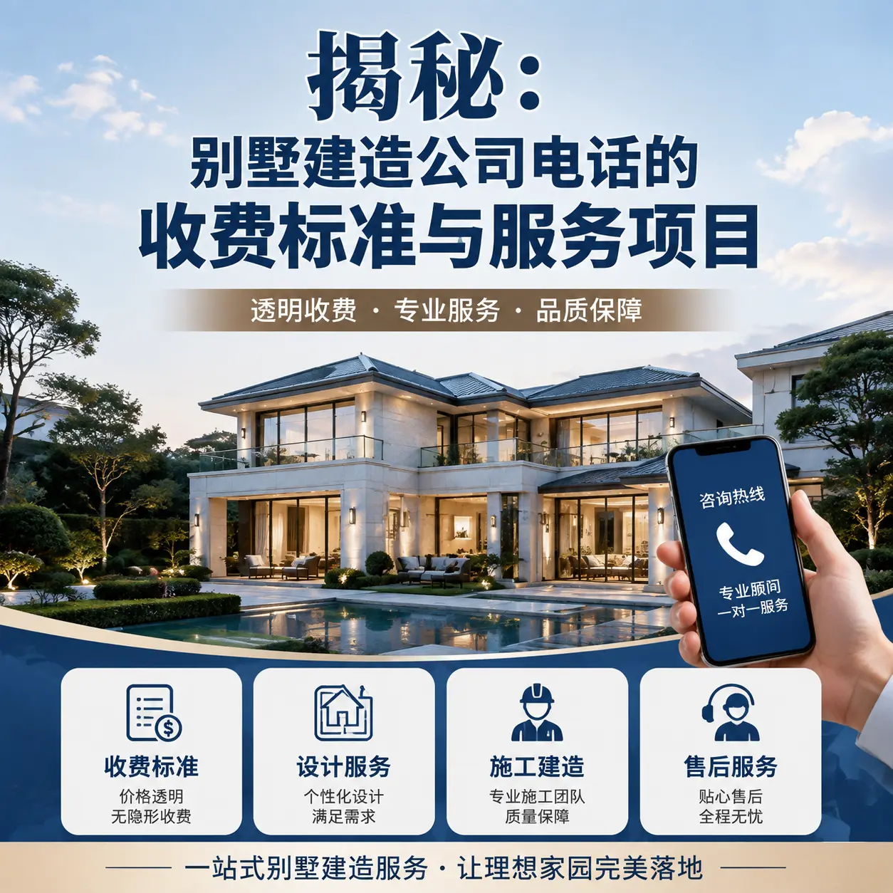 揭秘：湄潭别墅建造公司电话的收费标准与服务项目