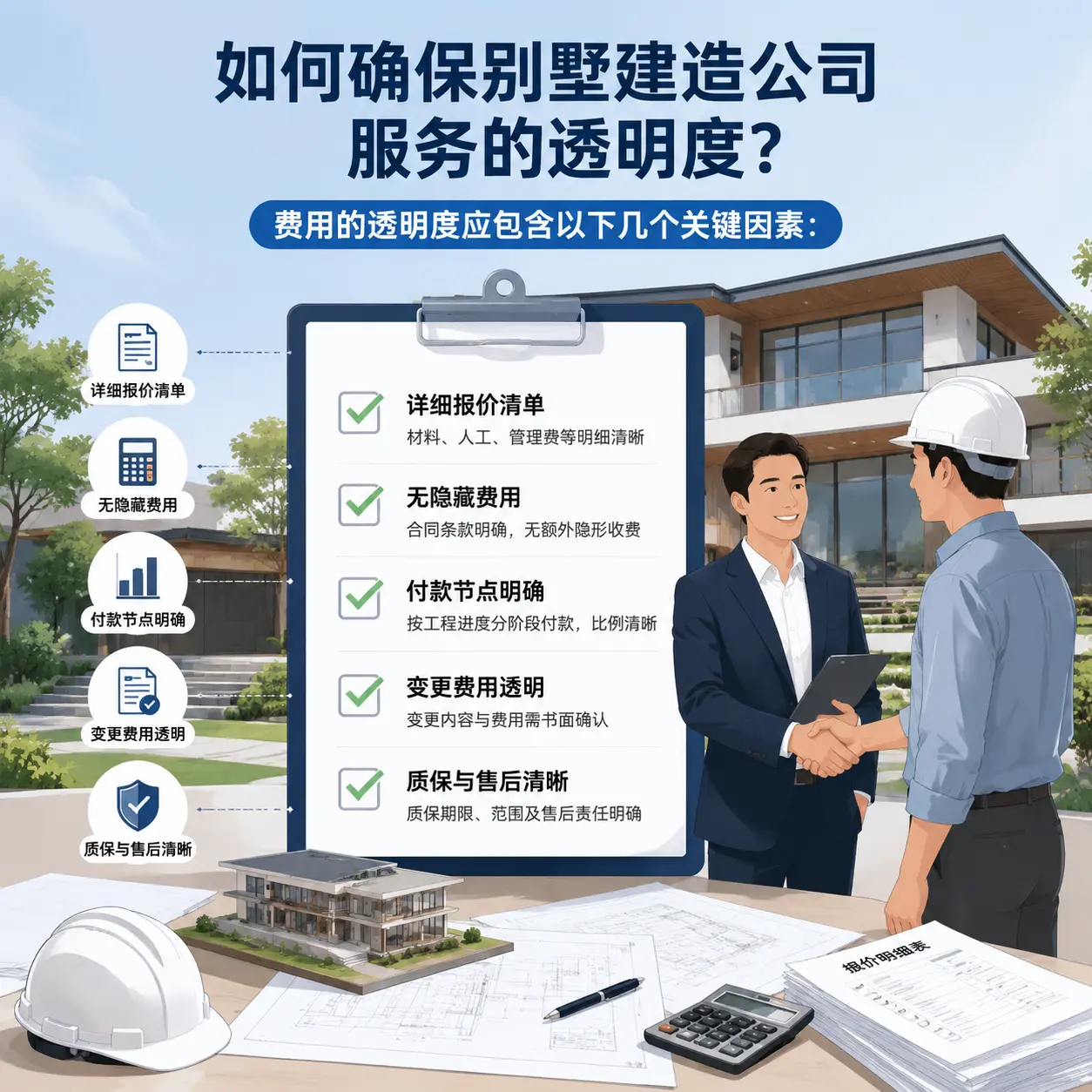 在 湄潭 如何确保别墅建造公司服务的透明度？