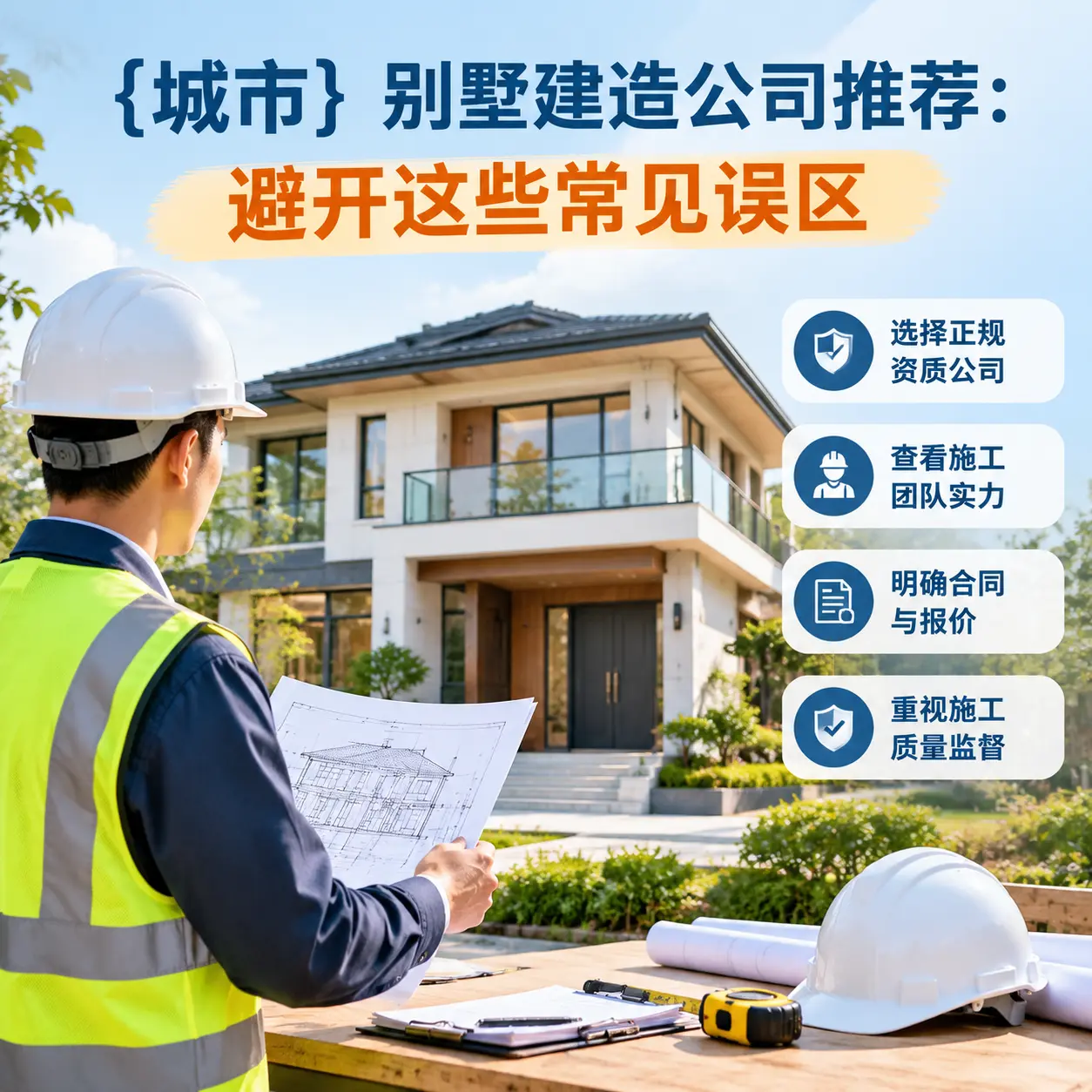 湄潭 别墅建造公司推荐：避开这些常见误区