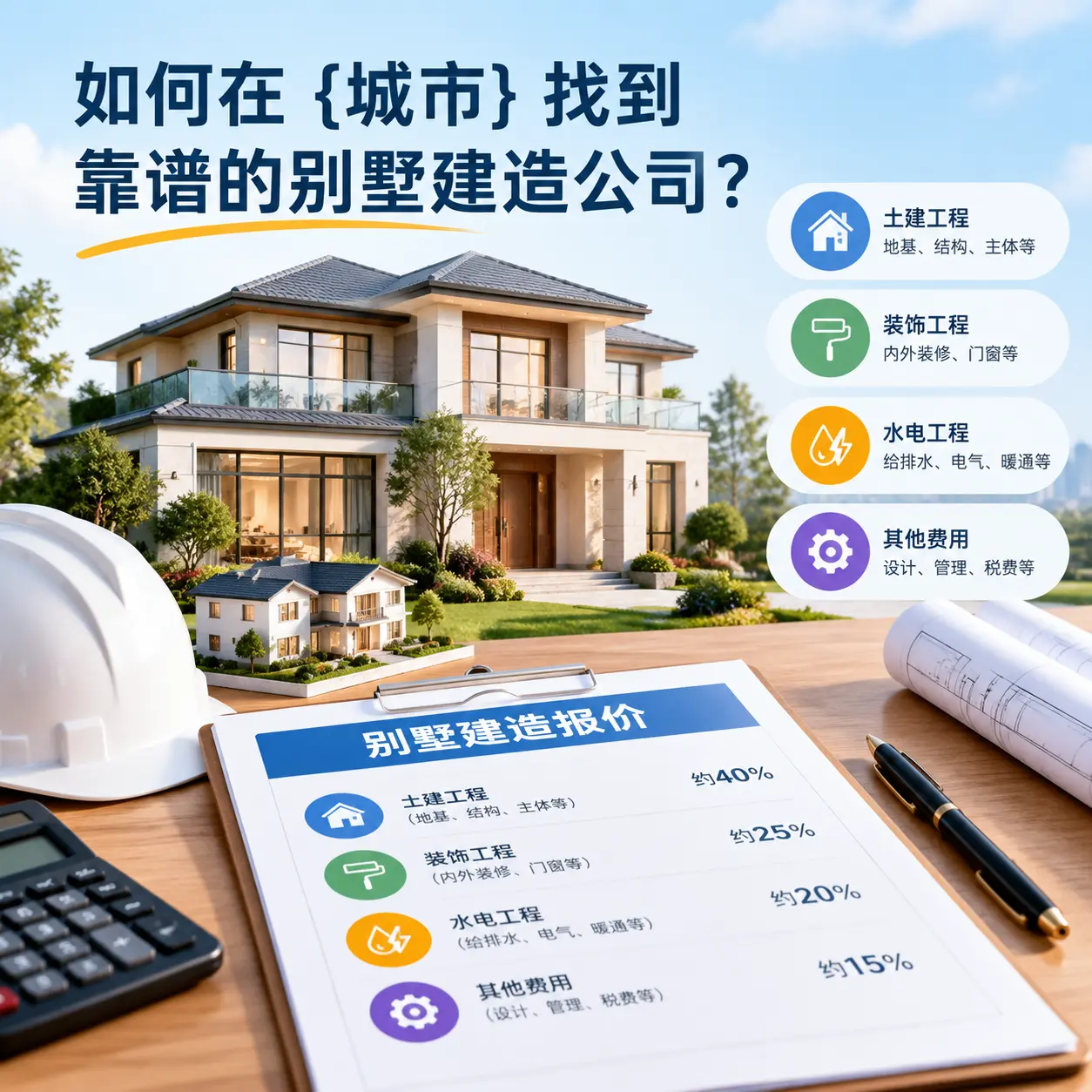 如何在 湄潭 找到靠谱的别墅建造公司?