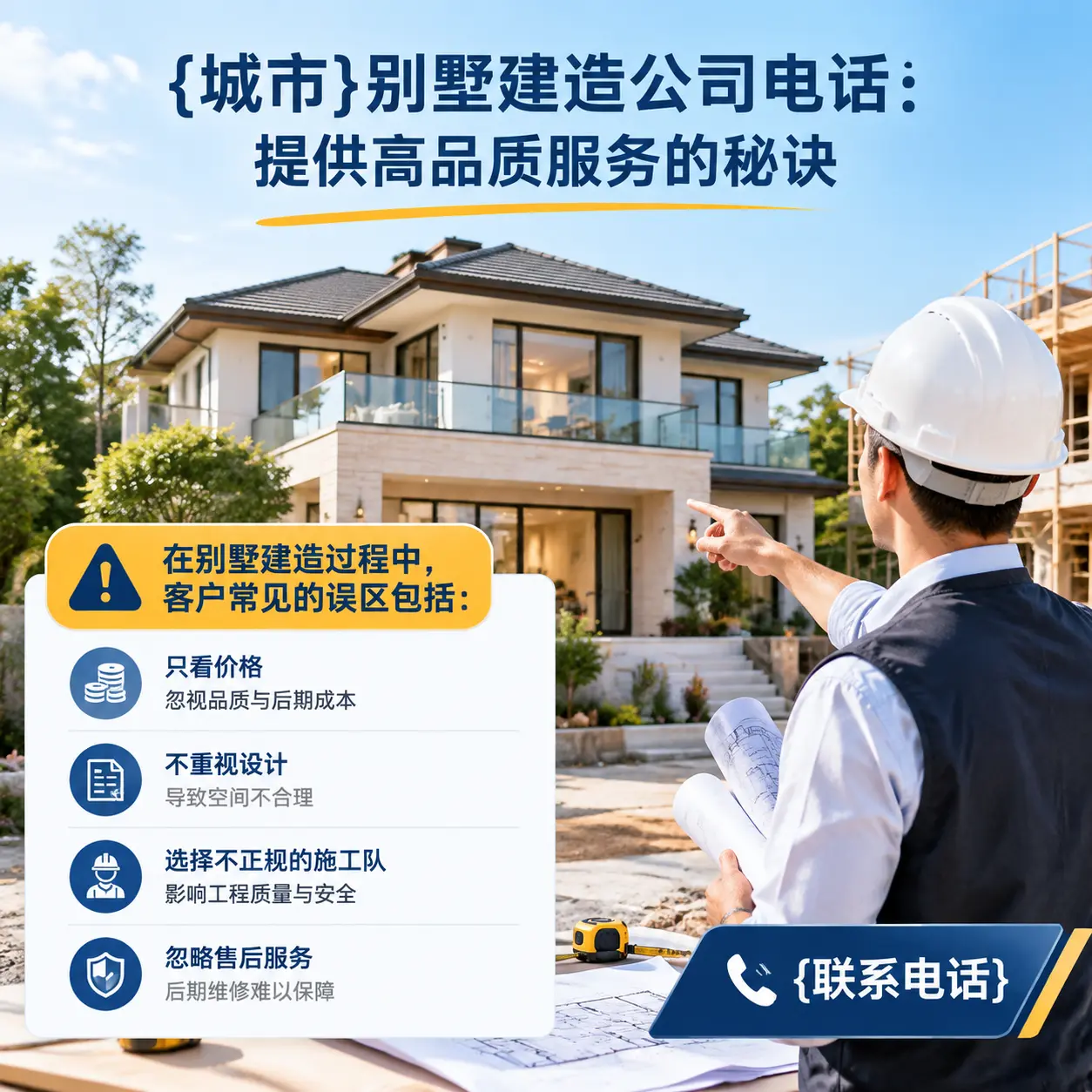 湄潭别墅建造公司电话：提供高品质服务的秘诀