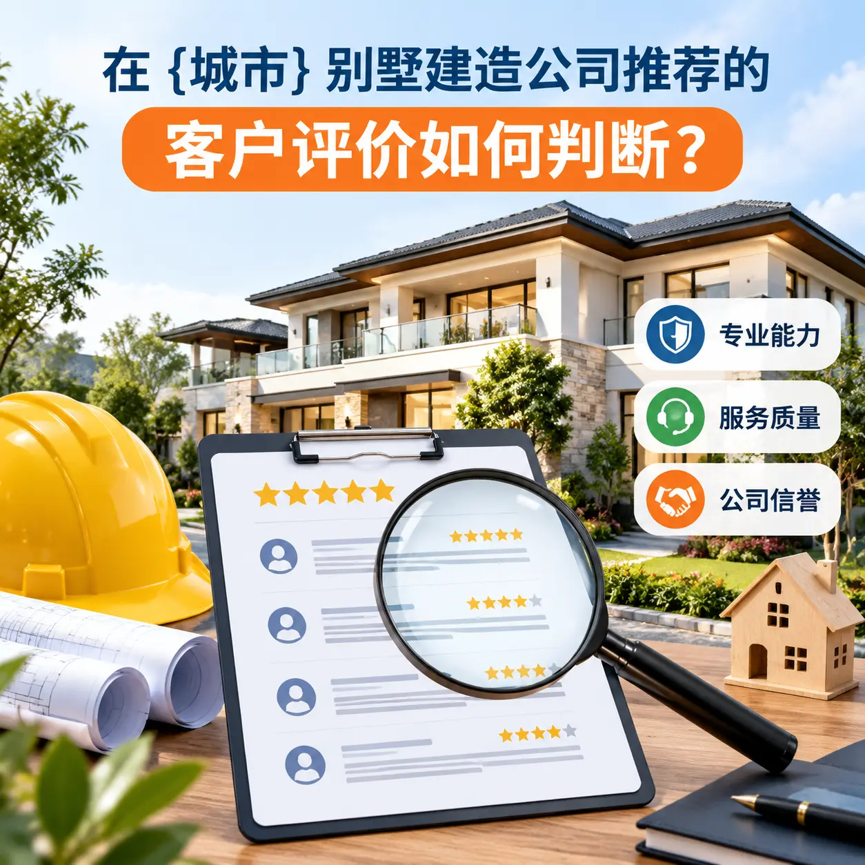 在 湄潭 别墅建造公司推荐的客户评价如何判断？