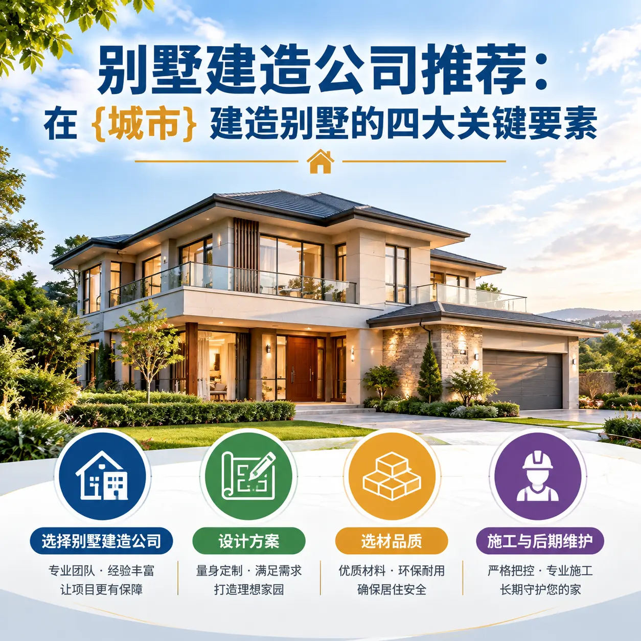 别墅建造公司推荐：在 湄潭 建造别墅的四大关键要素