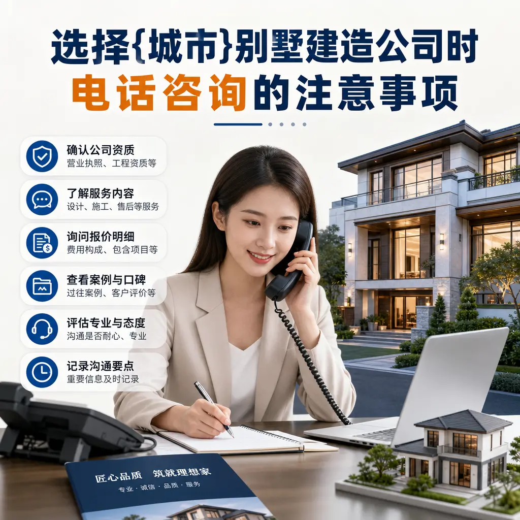 选择湄潭别墅建造公司时,电话咨询的注意事项