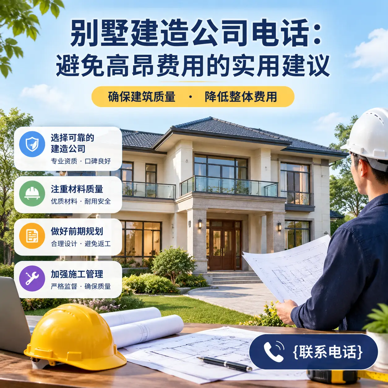 湄潭别墅建造公司电话：避免高昂费用的实用建议