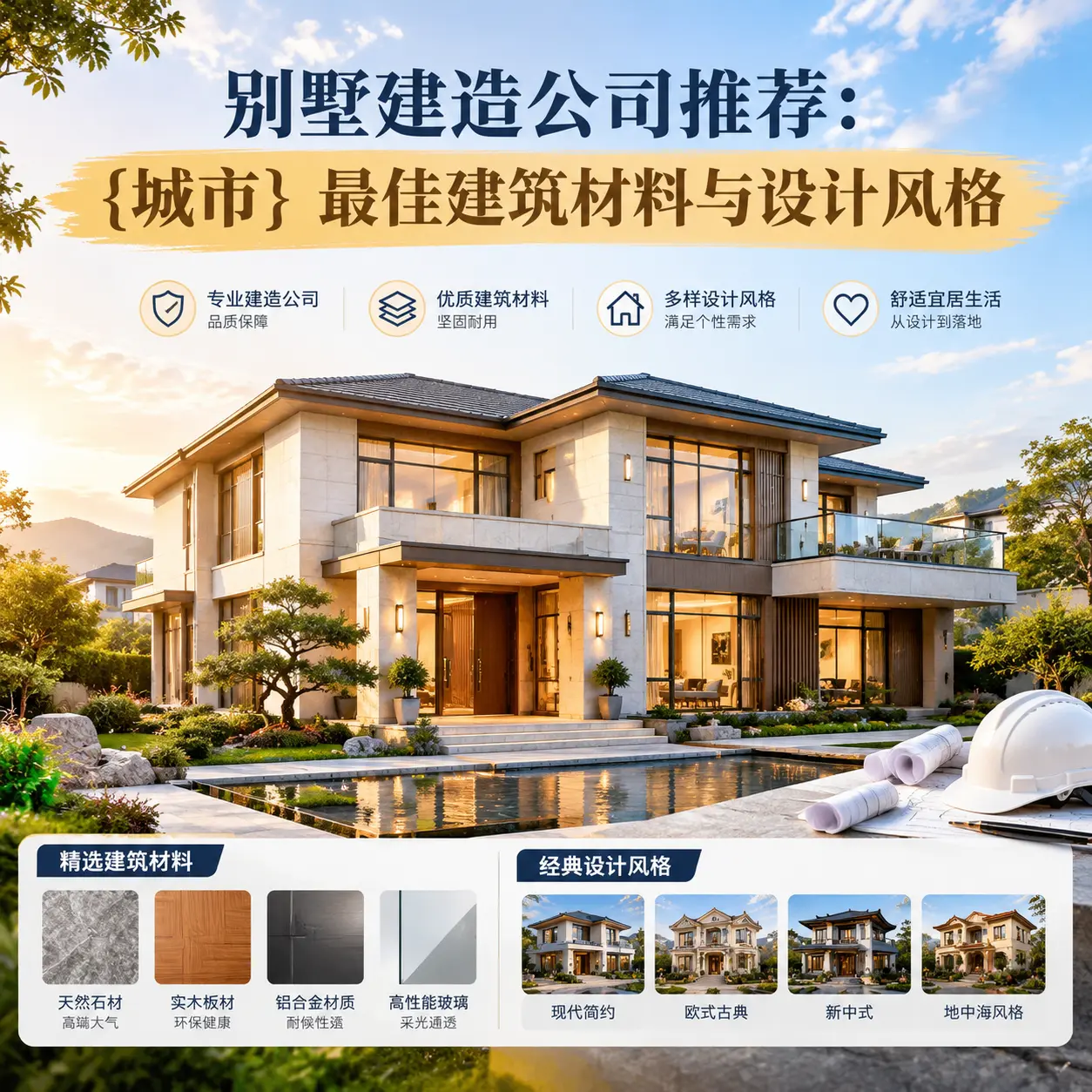 别墅建造公司推荐: 湄潭 最佳建筑材料与设计风格
