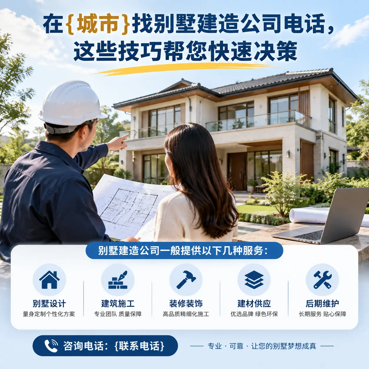 在湄潭找别墅建造公司电话，这些技巧帮您快速决策