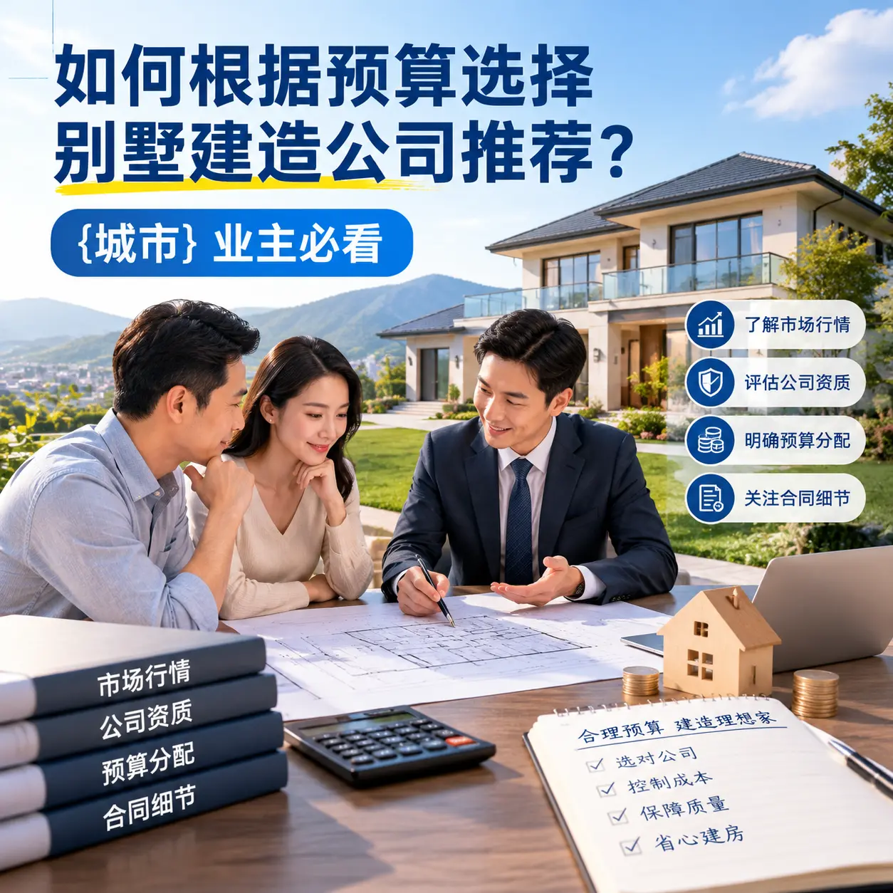 如何根据预算选择别墅建造公司推荐？ 湄潭 业主必看