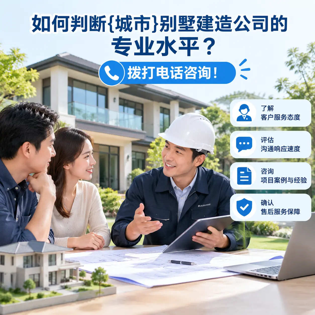 如何判断湄潭别墅建造公司的专业水平？拨打电话咨询！